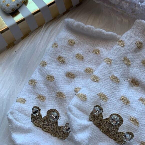 BABY Princess Headband & Socks Bundle NEW - Picture 5 of 7